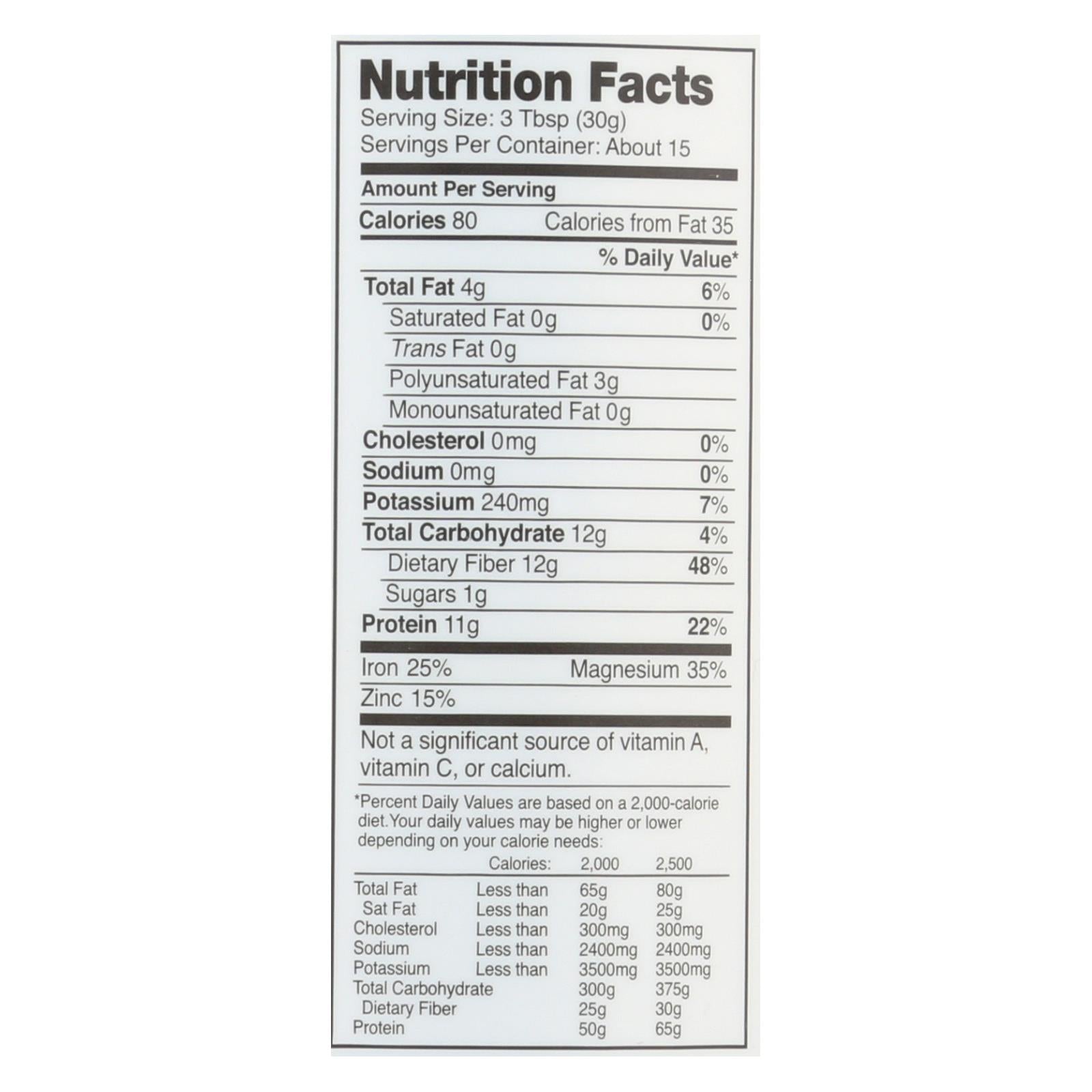 Nutiva Organic Hemp Protein Hi-Fiber, 16 Oz.