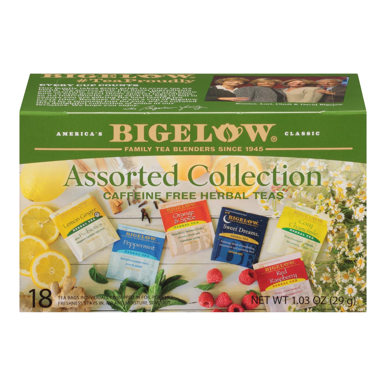 Bigelow Assorted Herb Tea Variety Pack (18 Count)
