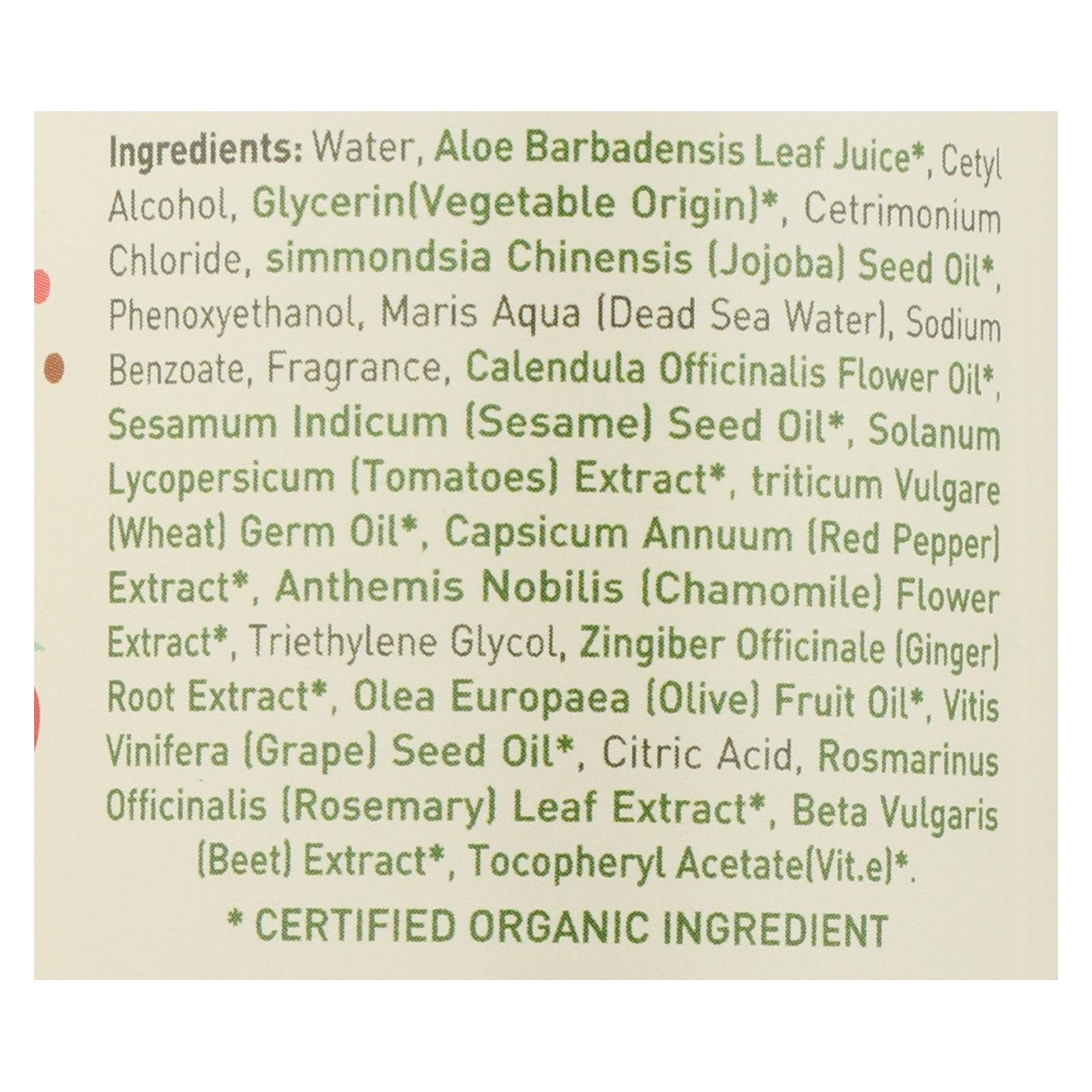 Ecolove Conditioner for Normal to Oily Hair | Red Vegetable Extracts | 17.6 Fl Oz