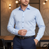 Ralph// Cotton Knit-Stretch Button-Up Shirt With Contrast Details // Blue // Tailored Fit (Fitted)
