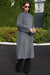 Alpaca Wool Blend Coat in Soft Grey