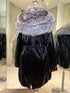 Genuine Silver Fox Fully Lined Hood Rabbit Insulated Parka