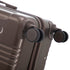 3 Piece ABS Spinner Wheel Luggage Set (Brown)