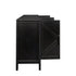 Cabinet With 4 Doors and 4 Open Shelves Freestanding Sideboard