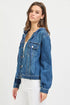 RISEN Basic Denim Jacket with Hoodie