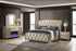 Lorient 4-piece Eastern King Bedroom Set Ivory and Camel