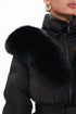Pre-Order. Re-Stock Ships November 1. Amanda Genuine Fur Trim Down Fill Coat