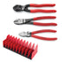 Knipex 3 Piece Cutting Pliers Set with 10 Piece Tool Holder 9K 00 80 137 US