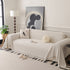 Textured Woven Modern Sofa Cover, Natural Blend Decorative Couch Throw Blanket