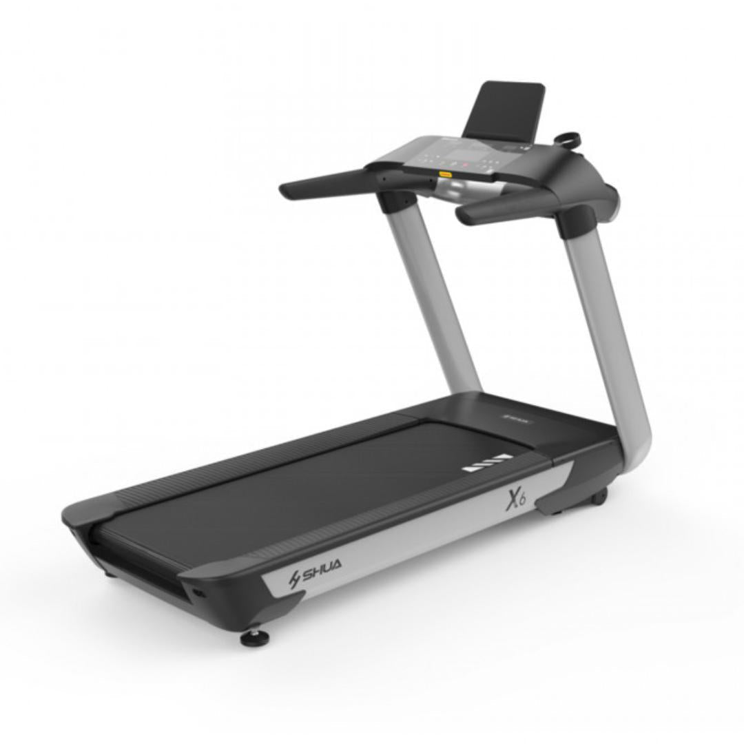 X6 Light Commercial Treadmill - Muscle D Fitness - LED Console - Cup Holder