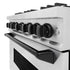 ZLINE 36"Classic Gas Range, Convection Gas Oven, DuraSnow® Stainless Steel, Matte Black CGRSZ-36-MB