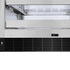 ZLINE 24" Touchstone 151 Can Beverage Fridge Black Stainless Steel Glass Door Gold Handle RBSOZ-BS-24-G