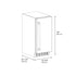 ZLINE 15" Touchstone Gourmet Ice Maker Drain Pump Stainless Steel Door Polished Gold IGMDZ-ST-15-G
