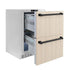 ZLINE 24" Touchstone 168 Can Outdoor-Rated Dual Refrigerator Drawer, Panel Matte Black, RDSPOZ-24-MB
