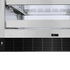 ZLINE 24" Touchstone 151 Can Beverage Fridge Black Stainless Steel Glass Door Champagne Bronze Handle RBSOZ-BS-24-CB