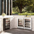 ZLINE 24" Touchstone 151 Can Beverage Fridge White Matte Glass Door RBSO-WM-24
