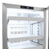 ZLINE 24" Touchstone 151 Can Beverage Fridge DuraSnow® Stainless Steel Glass Door Polished Gold Handle RBSOZ-SN-24-G