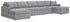 Modmax - Sectional - Granite