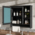 Wall Mount 2 In 1 Mirror Cabinet With Adjustable Shelf, Soft-Closing Hinges
