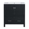 Bathroom Vanity With Single Sink, Combo Cabinet Undermount Sink, Bathroom Storage Cabinet With Two Doors And A Drawer, Soft Closing, Multifunctional Storage, Solid Wood Frame