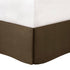 7 PC Faux Suede Comforter Set Natural King