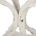 Accent Table with Hourglass Base and French Country Design
