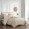 Rings 7 PC Reversible Matte Satin Comforter Set