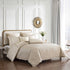 Rings 7 PC Reversible Matte Satin Comforter Set