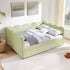 Gingham Daybed With USB Charging Port, Wave-Shaped Design