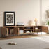 78" TV Stand For TVs Up To 85" With Closed Storage, Living Room Entertainment Center - Natural Wood