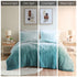 King Ombre Shaggy Long Fur Comforter Mini Set