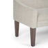 Platinum Upholstered Bench with Solid Wood Frame - Parris