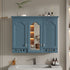 Wall Mount Mirror Cabinet With Adjustable Shelves, Soft Closing Hinges