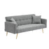 Teddy Fleece Sofa Bed With Luxurious Throw Pillows
