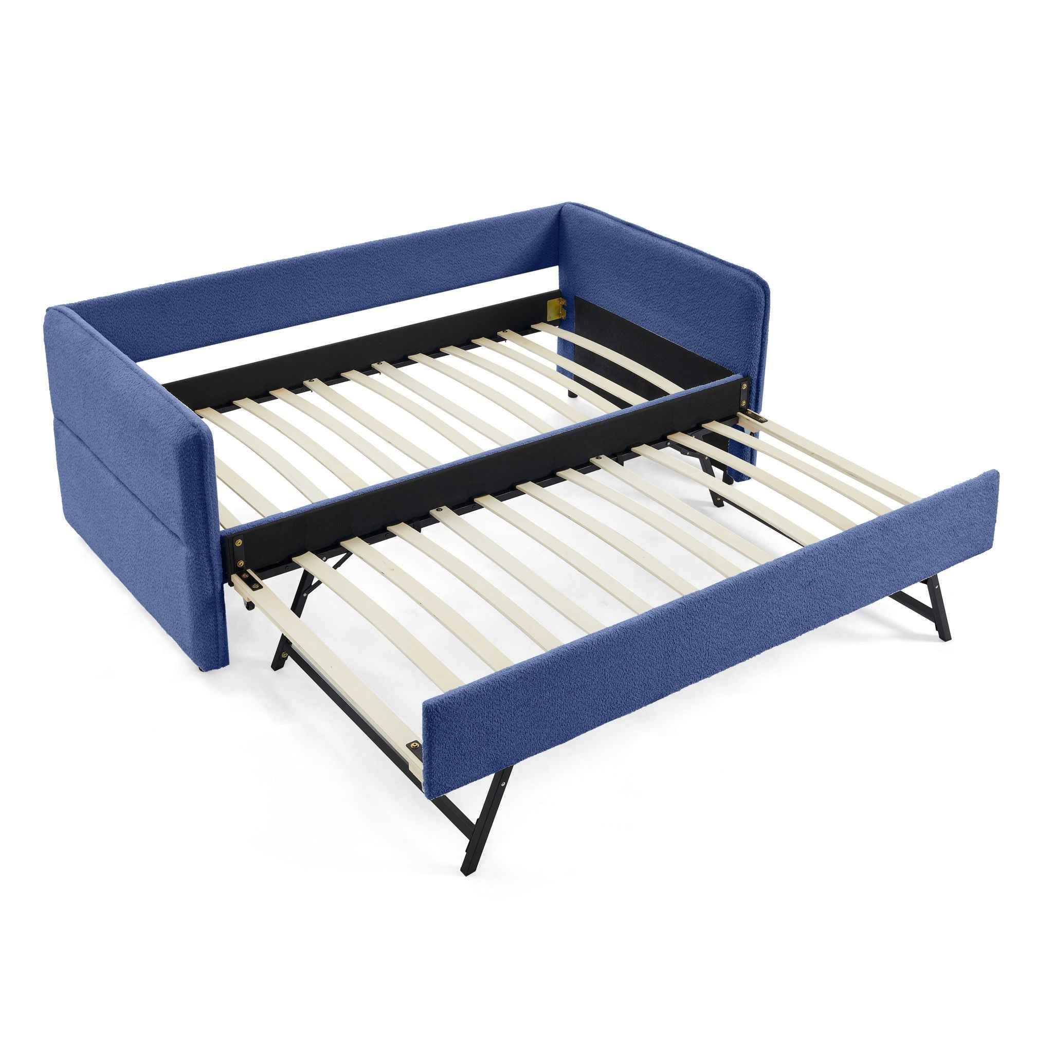Upholstered Daybed With Pop Up Trundle