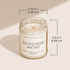 Game Day Black Soy Candle - Clear Jar - 9 oz