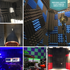 1 Inch Acoustic Foam Wedge Style Panels - 13 Color Options