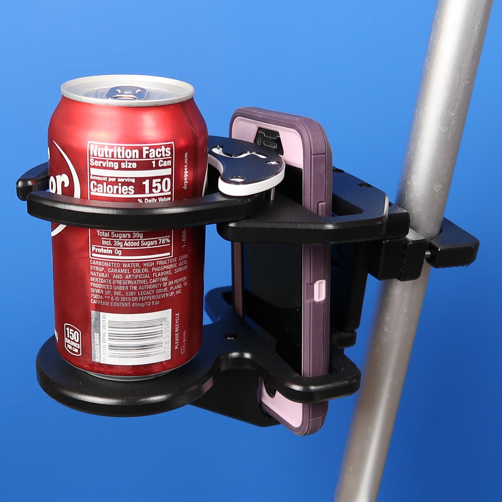 Combination Cell Phone / Adjustable Drink Holder for Mobility Products | A0015