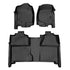 Smart Trim™ Custom Fit Floor Liners For 2007-2013 Silverado/Sierra 1500 Crew Cab - 2007-2014 2500/3500 HD Crew Cab