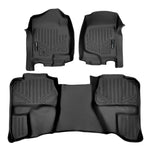 SMARTLINER Custom Fit Floor Liners For 2007-2013 Silverado/Sierra 1500/2500/3500 HD Extended Cab