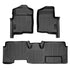 SMARTLINER Custom Fit Floor Liners For 2009-2010 Ford F-150 SuperCab with Flow-Through Center Console