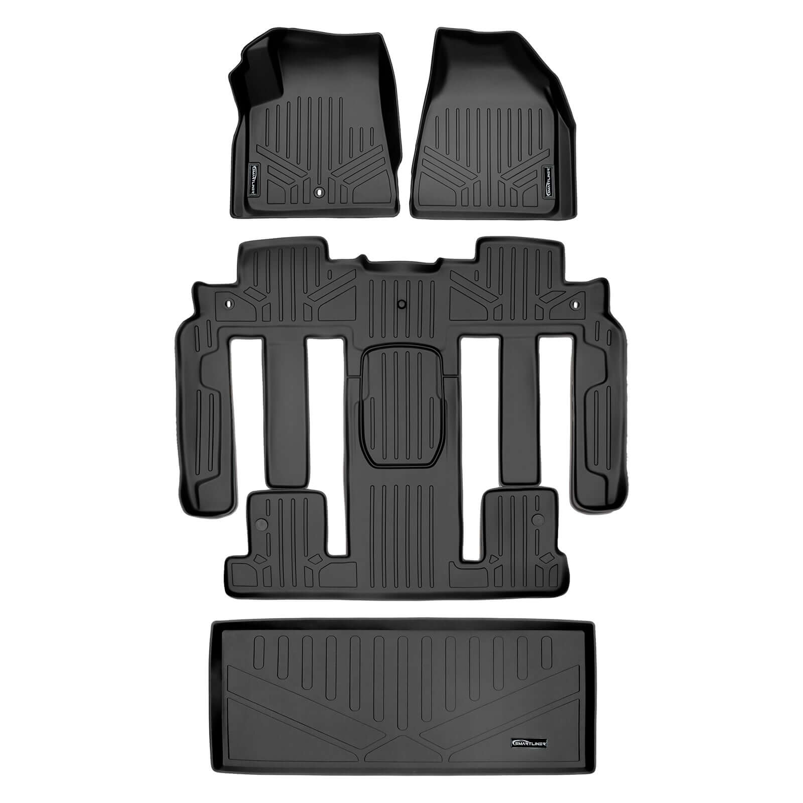 SMARTLINER Custom Fit Floor Liners For GMC Acadia 2007-2016