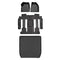 SMARTLINER Custom Fit Floor Liners For 2008 - 2017 Buick Enclave with 2nd Row Bucket Seats