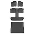 Smart Trim™ Custom Fit Floor Liners For 2011 2012 Toyota Sienna 7 Passenger Model