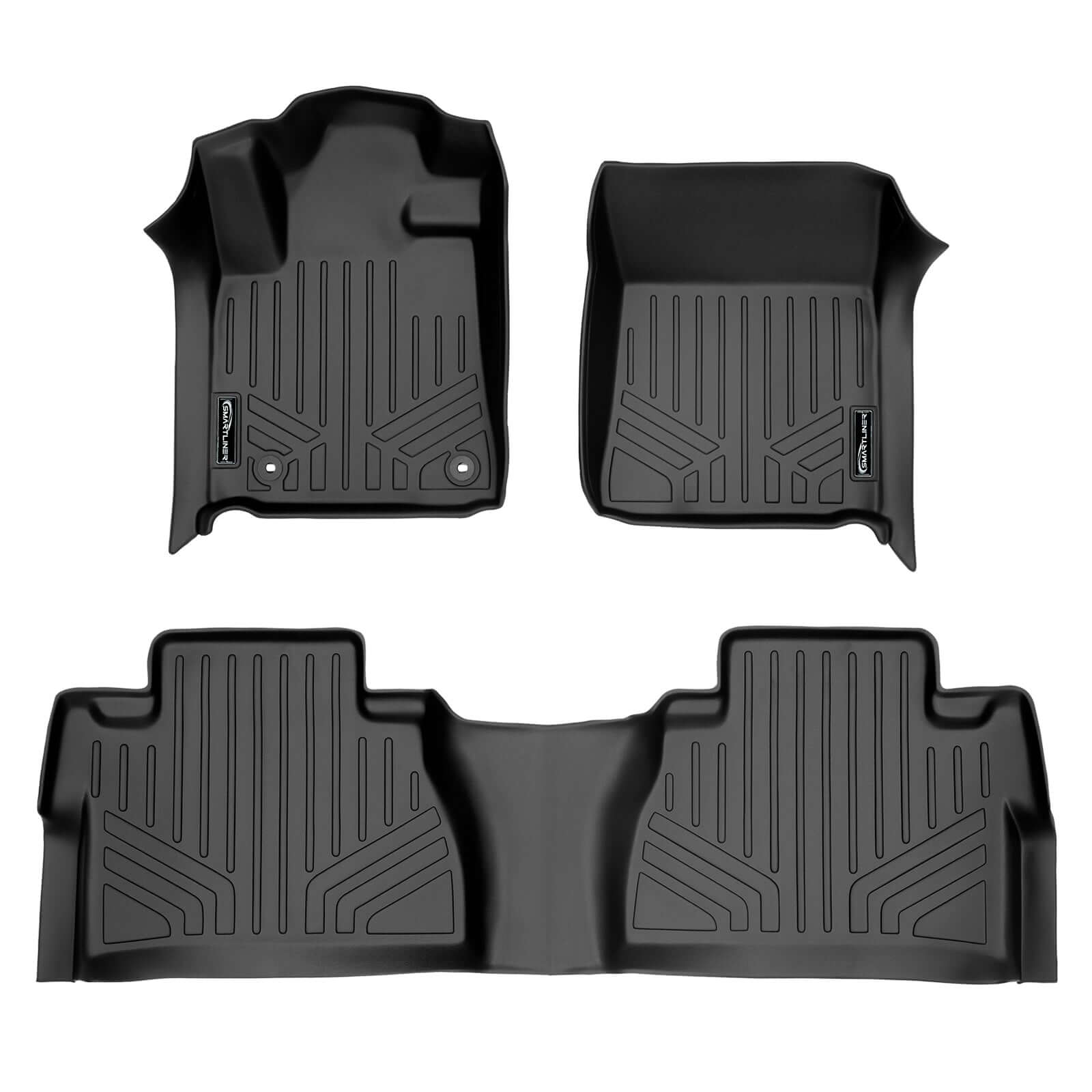 SMARTLINER Custom Fit Floor Liners For 2014-2021 Toyota Tundra Double Cab