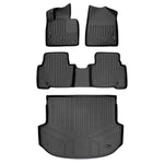SMARTLINER Custom Fit Floor Liners For 2013-2018 Hyundai Santa Fe (5 Passenger Model)