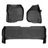 SMARTLINER Custom Fit Floor Liners For 2012-2016 F-250/F-350/F-450 Super Duty Crew Cab with Raised Drivers Side Pedal