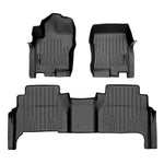 SmartCoverage™ Custom Fit Floor Liners For 2008-2021 Nissan Frontier Crew Cab with Dual Drivers Side Floor Posts