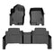 SmartCoverage™ Custom Fit Floor Liners For 2008-2021 Nissan Frontier Crew Cab with Dual Drivers Side Floor Posts