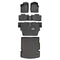 Smart Trim™ Custom Fit Floor Liners For 2013-16 Durango with 1st Row Dual Floor Hooks & 2nd Row Bench Seat